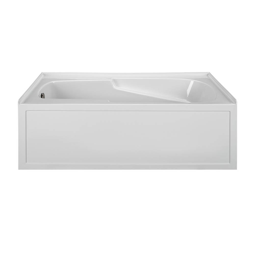 MTI Baths 60X42 BISCUIT RIGHT HAND DRAIN INTEGRAL SKIRTED SOAKER W/ INTEGRAL TILE FLANGE-BASIC