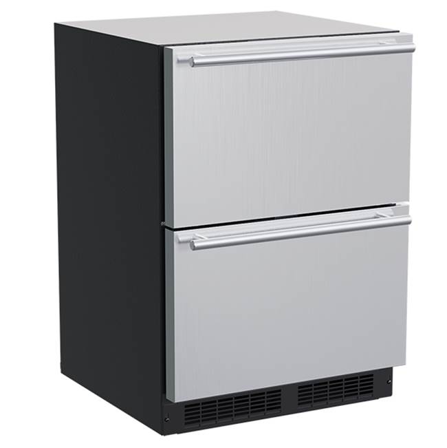 Marvel 24'' Marvel Refrigerated Drawers, Stainless Steel, Solid Drawers