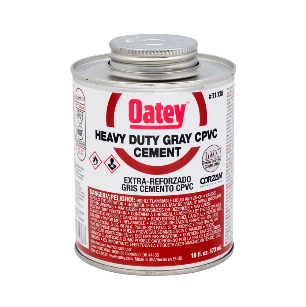 Oatey 16 Oz Cpvc Heavy Duty Gray Cement