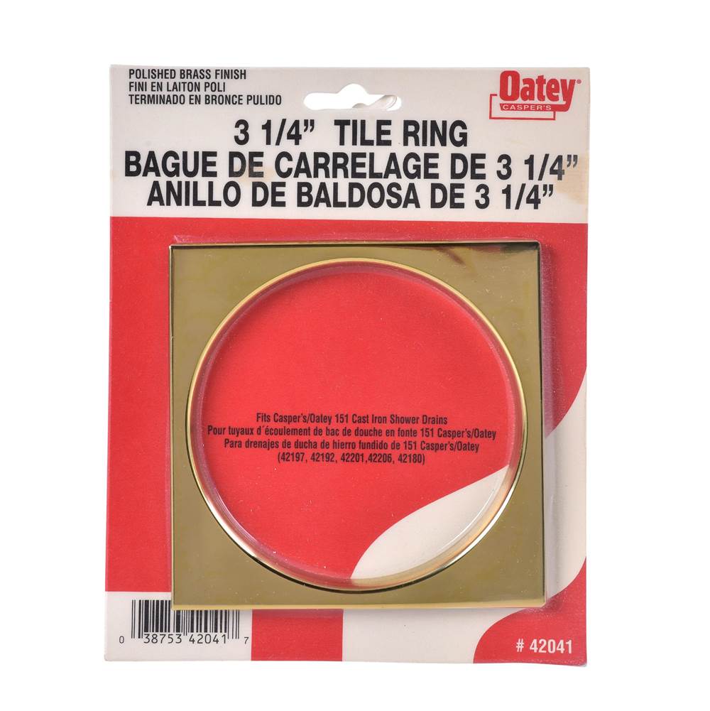 Oatey C175Pb-Carded Pb Square Tile Ring