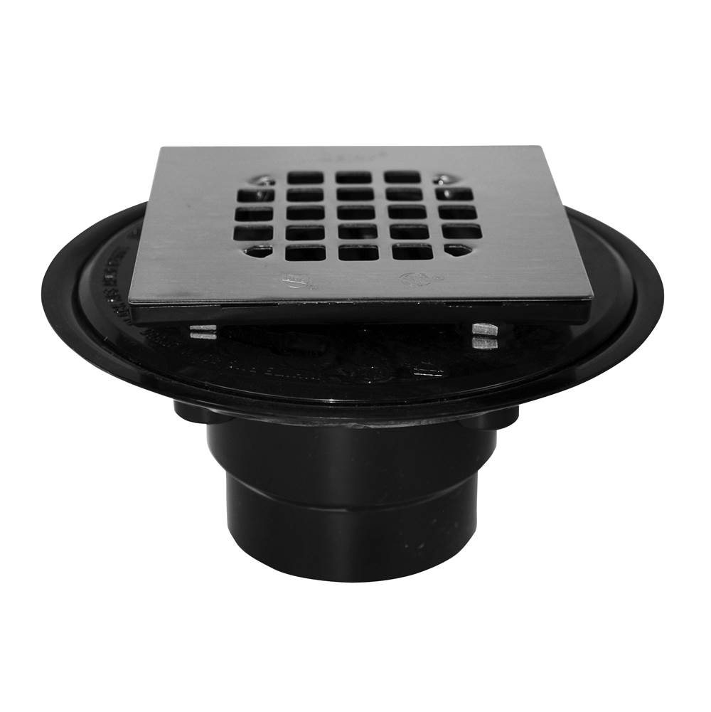 Oatey Low Profile W/Square Nickel Strainer Abs