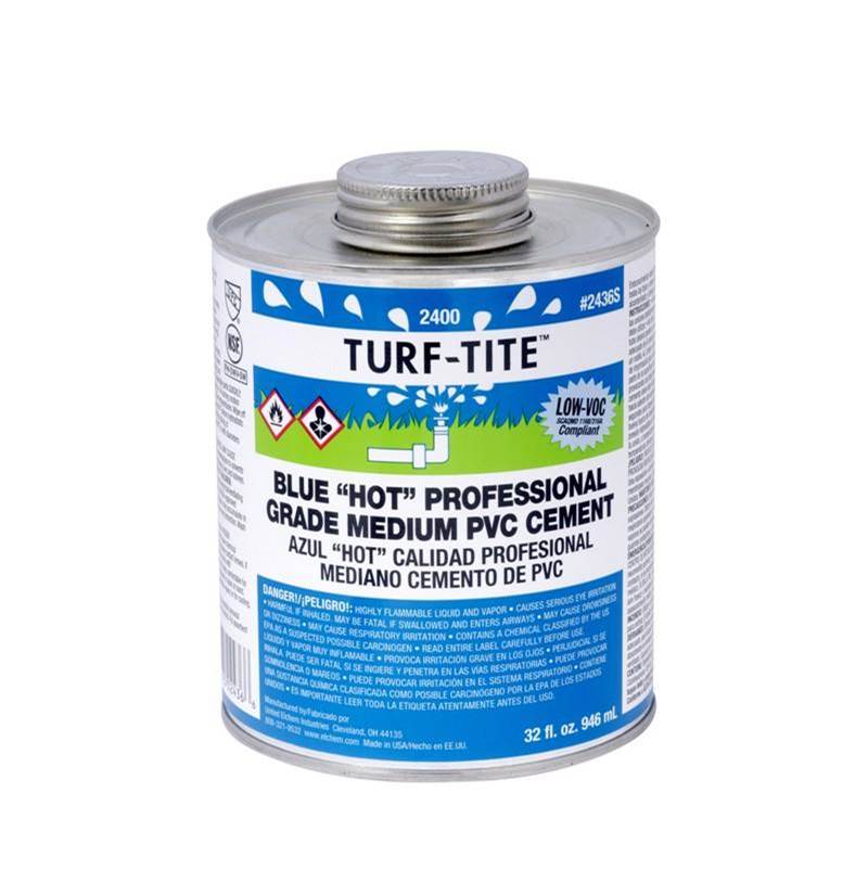 Oatey Blue Turf-Tite Pvc Cement Gal