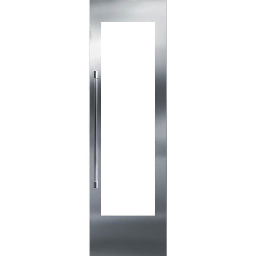 Perlick 24'' Stainless Steel Glass Door Panel for 4'' Toe Kick, Right Hinge with Perlick Two Tone Handle