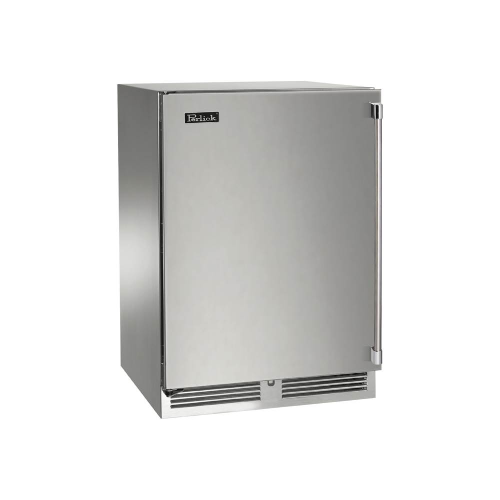 Perlick 24'' Signature Series Outdoor Freezer with Fully Integrated Panel-Ready Solid Door, Hinge Right