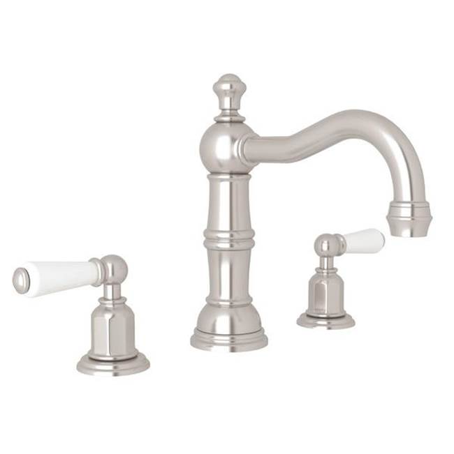 Rohl Edwardian™ Widespread Lavatory Faucet With Column Spout