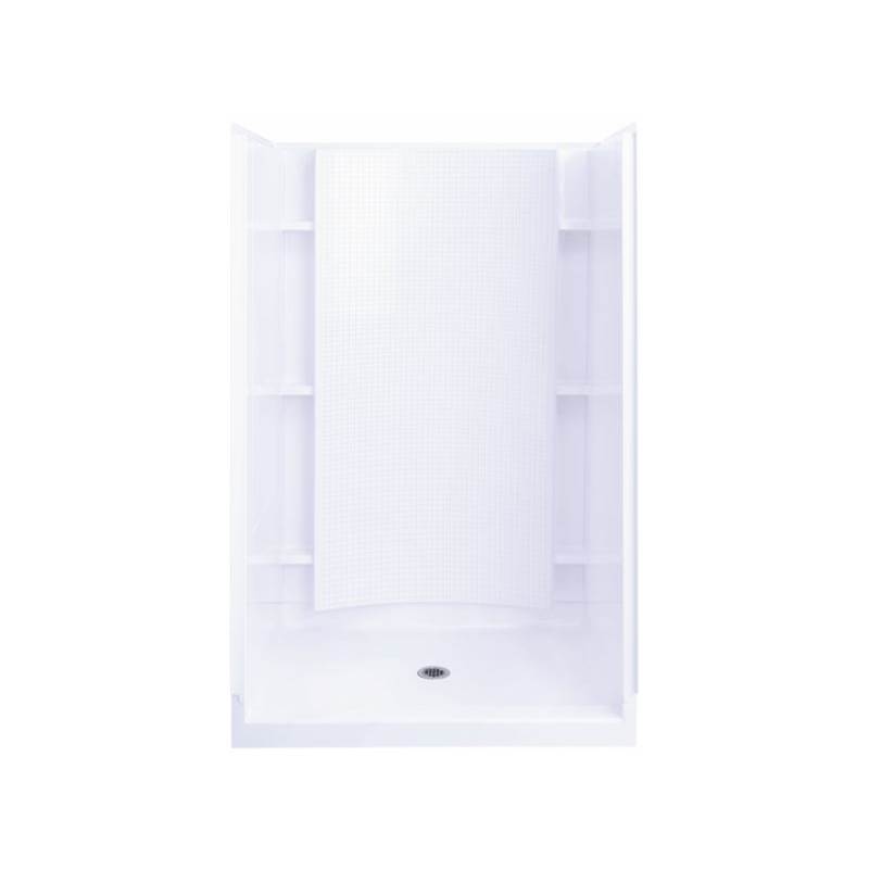 Sterling Plumbing Accord® 36-1/4'' x 36'' x 75-3/4'' alcove shower stall with Aging in Place backerboards