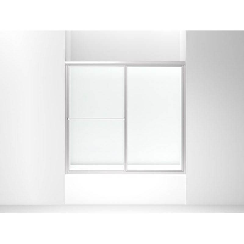 Sterling Plumbing Deluxe Sliding bath door, 56-1/4'' H x 54-3/8'' - 59-3/8'' W with 1/8''-thick Clear glass
