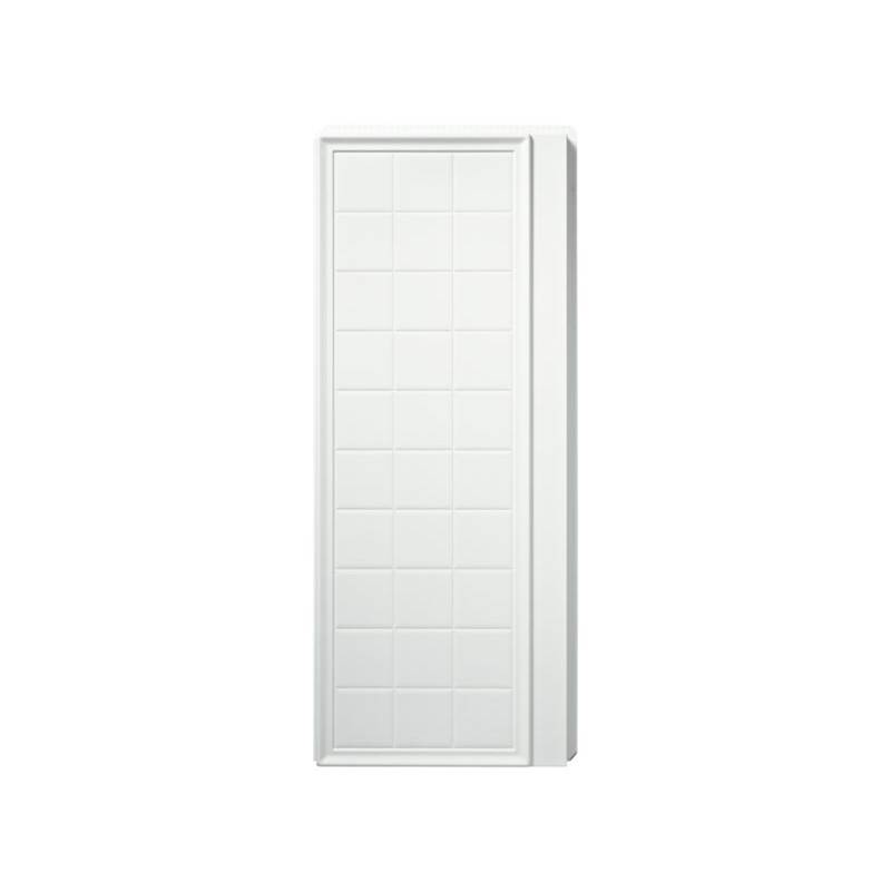 Sterling Plumbing Ensemble™ 34'' x 72-1/2'' tile shower end wall set with Aging in Place backerboards