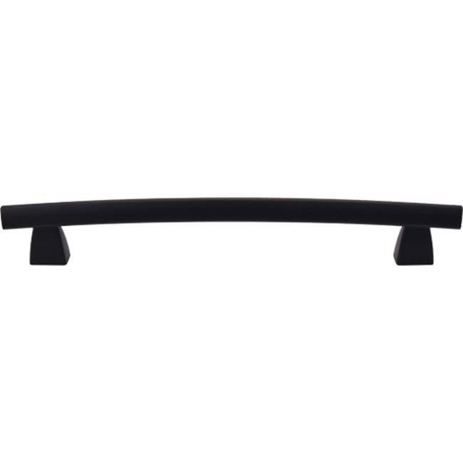 Top Knobs Arched Appliance Pull 12 Inch (c-c) Flat Black