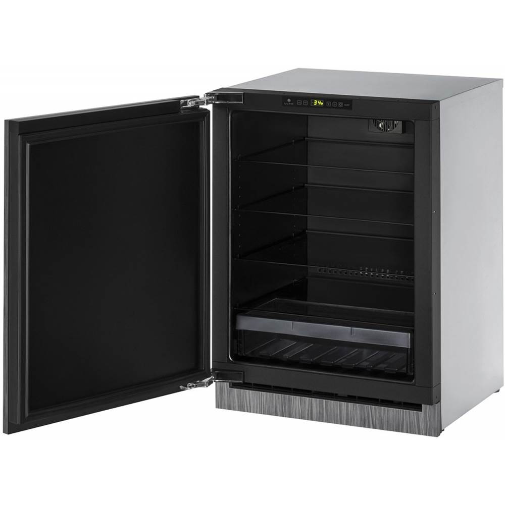 U Line Solid Refrigerator 24'' Reversible Hinge Integrated 115v