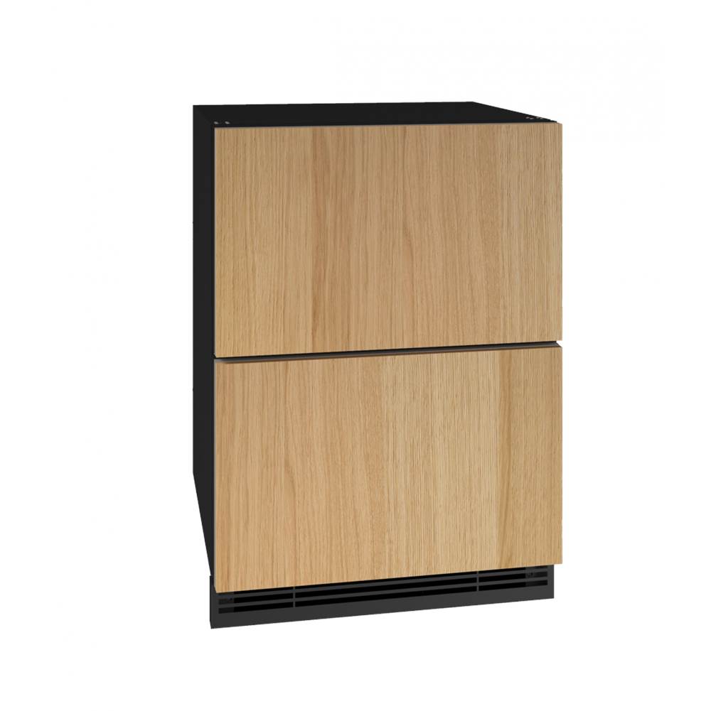 U Line Refrigerator Drawers 24'' Integrated Solid 115v