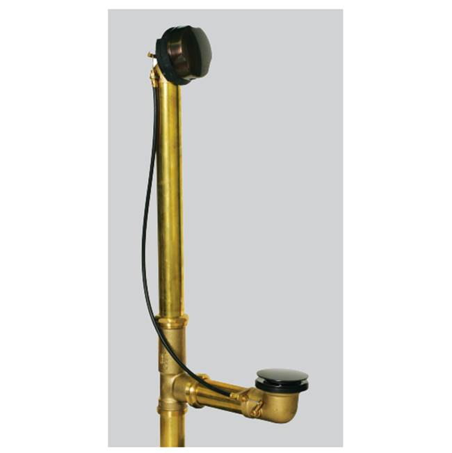 Watco Manufacturing Cable Activated Bath Waste - Tubs To 24-In - 20G Brass Brs Wrought Iron