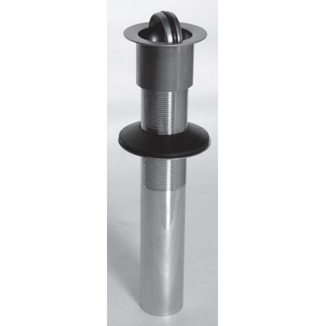 Watco Manufacturing Presflo Lav Drain With Overflow Metal Stopper Brs Wrought Iron