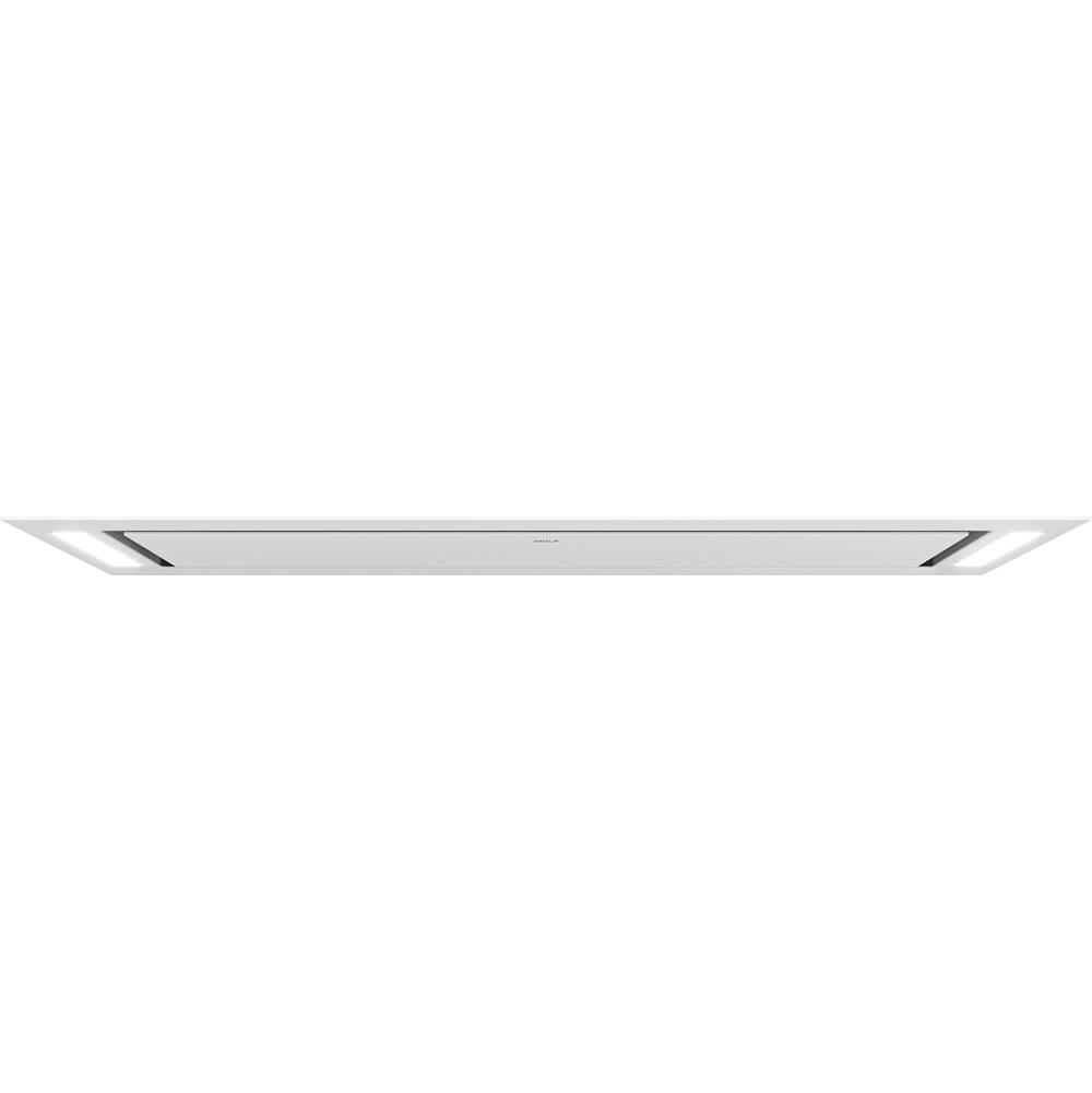 Wolf 48'' Ceiling-Mounted Hood - White Glass