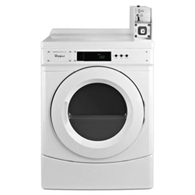 Whirlpool 27'' Commercial Gas Front-Load Dryer Featuring Factory-Installed Coin Drop With Coin Box