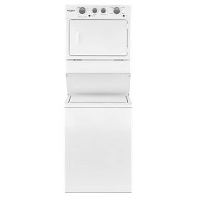 Whirlpool Electric Full Size Stacked Laundry Center, 3.5 Cu.Ft / 5.9 Cu.Ft., Dual Action Agitator, Fabric Softener Dispenser