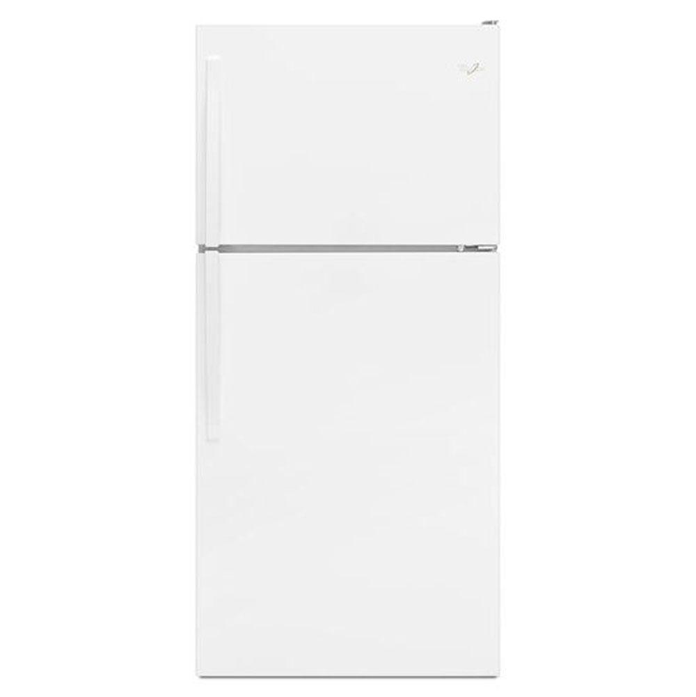 Whirlpool 30-inch Wide Top-Freezer Refrigerator with Factory-Installed Icemaker - 18 cu. ft.