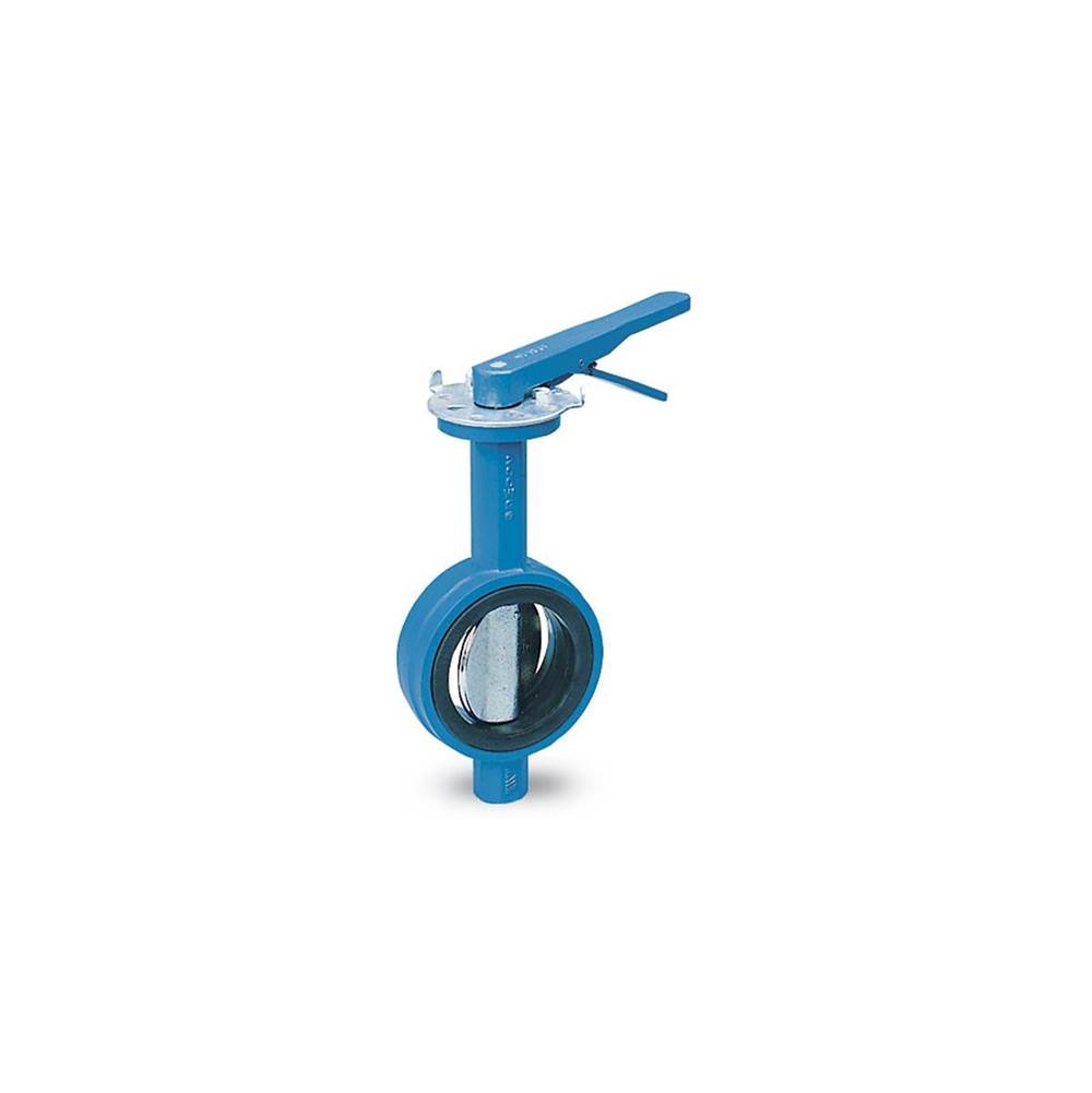 Watts 6 In Domestic Butterfly Valve, Wafer, Ductile Iron Body, Ductile Iron Disc, 416 Ss Shaft, Epdm Seat, Lever Handle