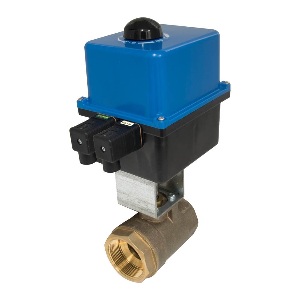 Watts 2 In Bronze Electric Motor Valve, 115 Vac, 10 Second Cycle Time