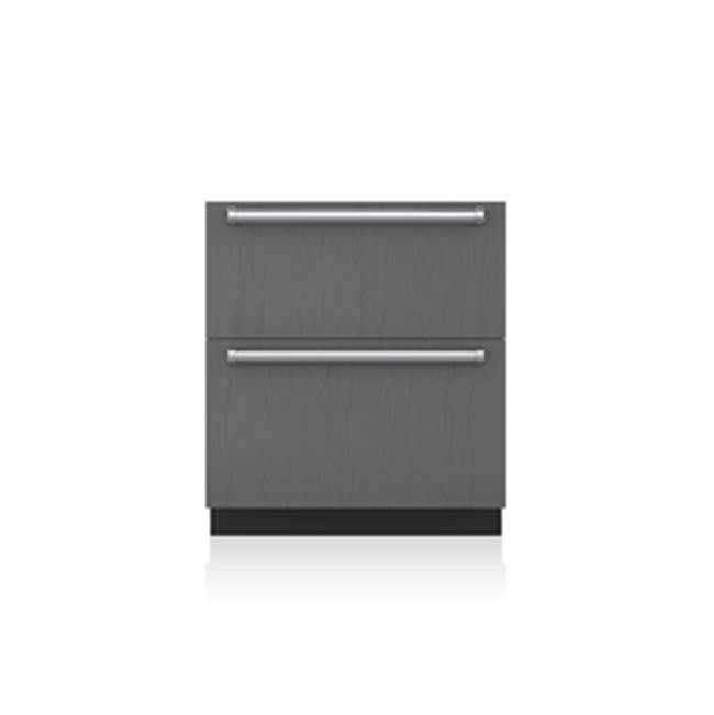 Subzero 30'' Designer Refrigerator Drawers - Panel Ready